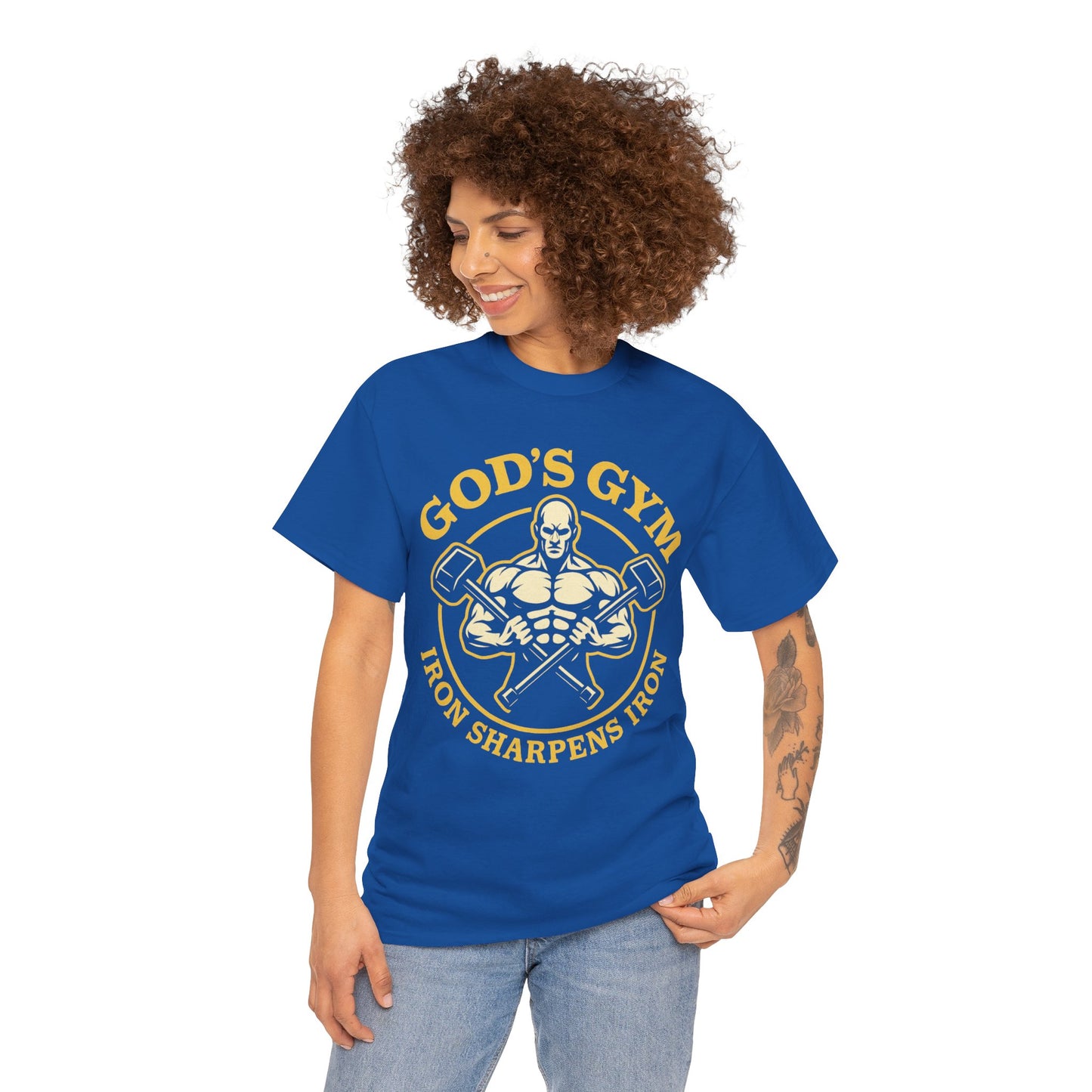 God's Gym - Iron Sharpens Iron Unisex Tee