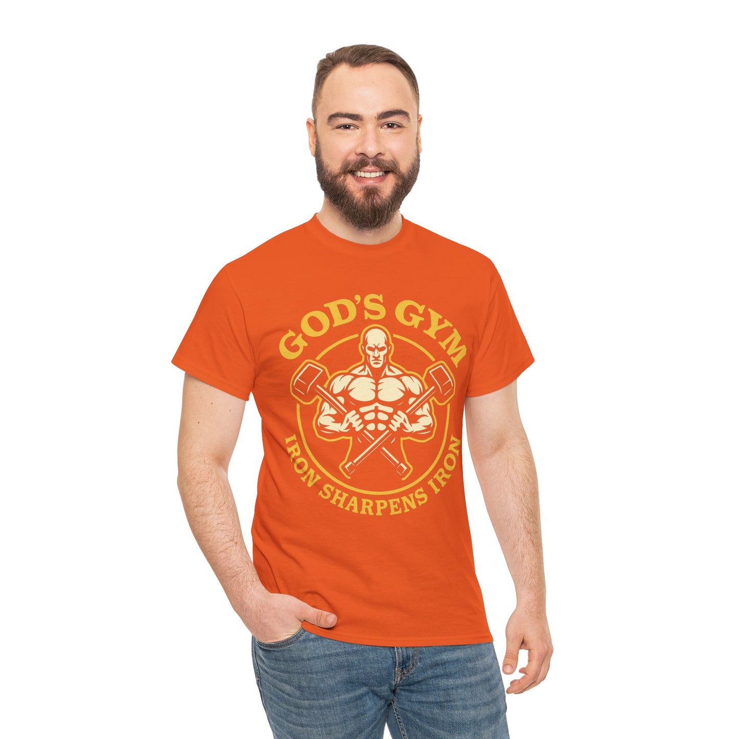 God's Gym - Iron Sharpens Iron Unisex Tee