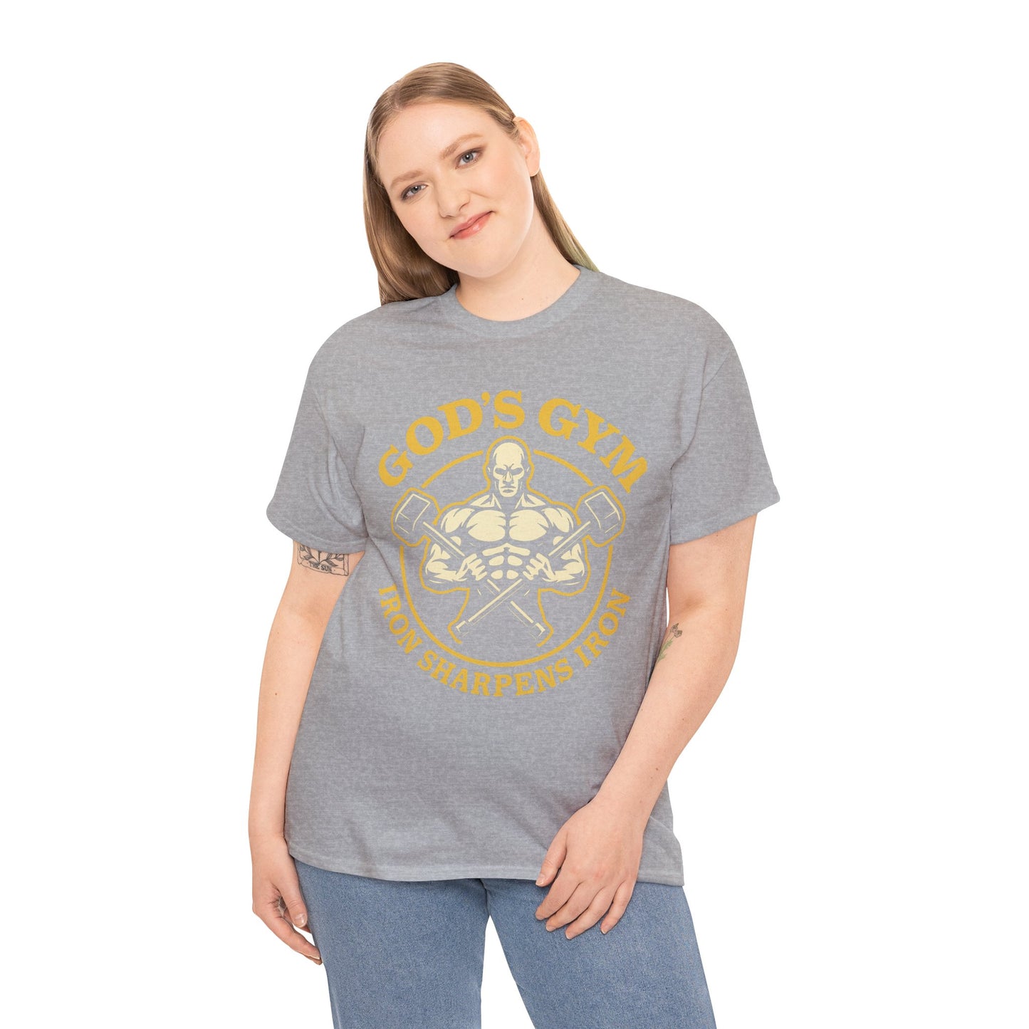 God's Gym - Iron Sharpens Iron Unisex Tee