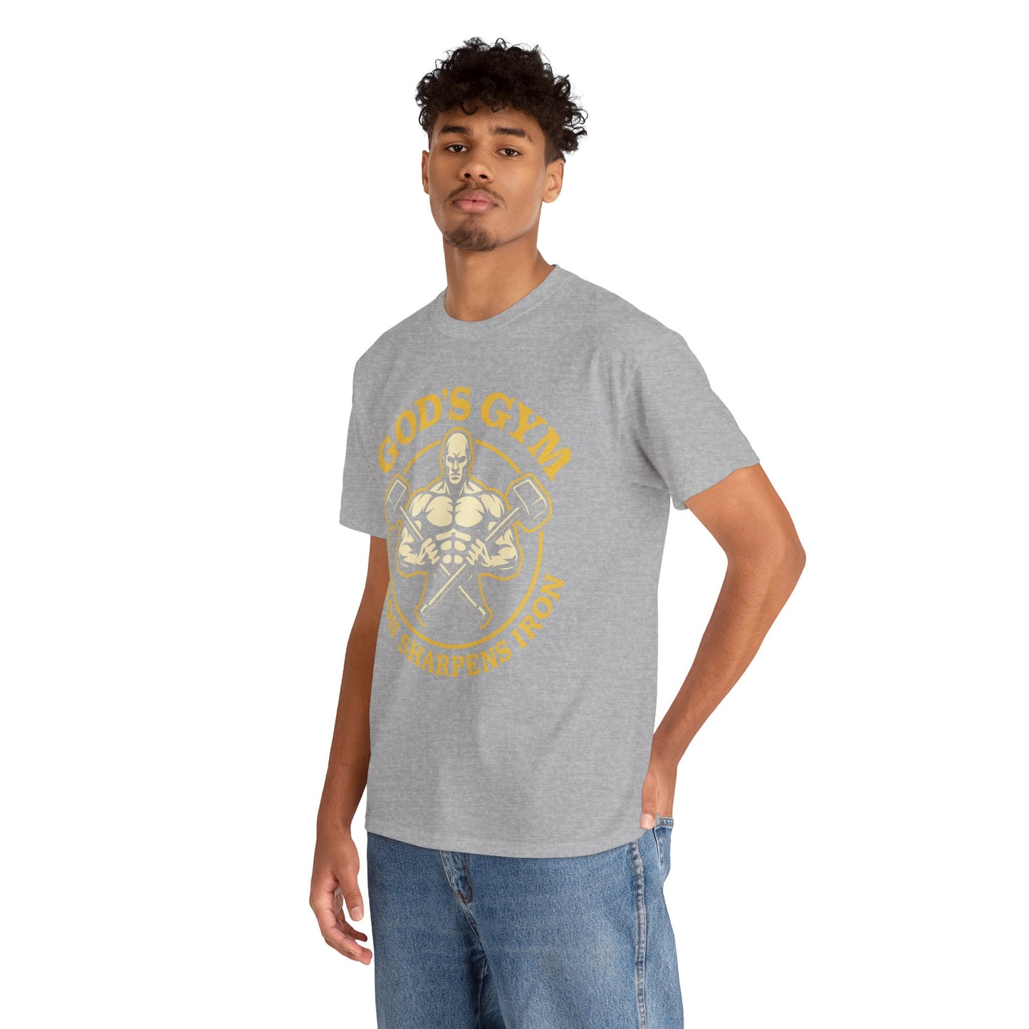 God's Gym - Iron Sharpens Iron Unisex Tee
