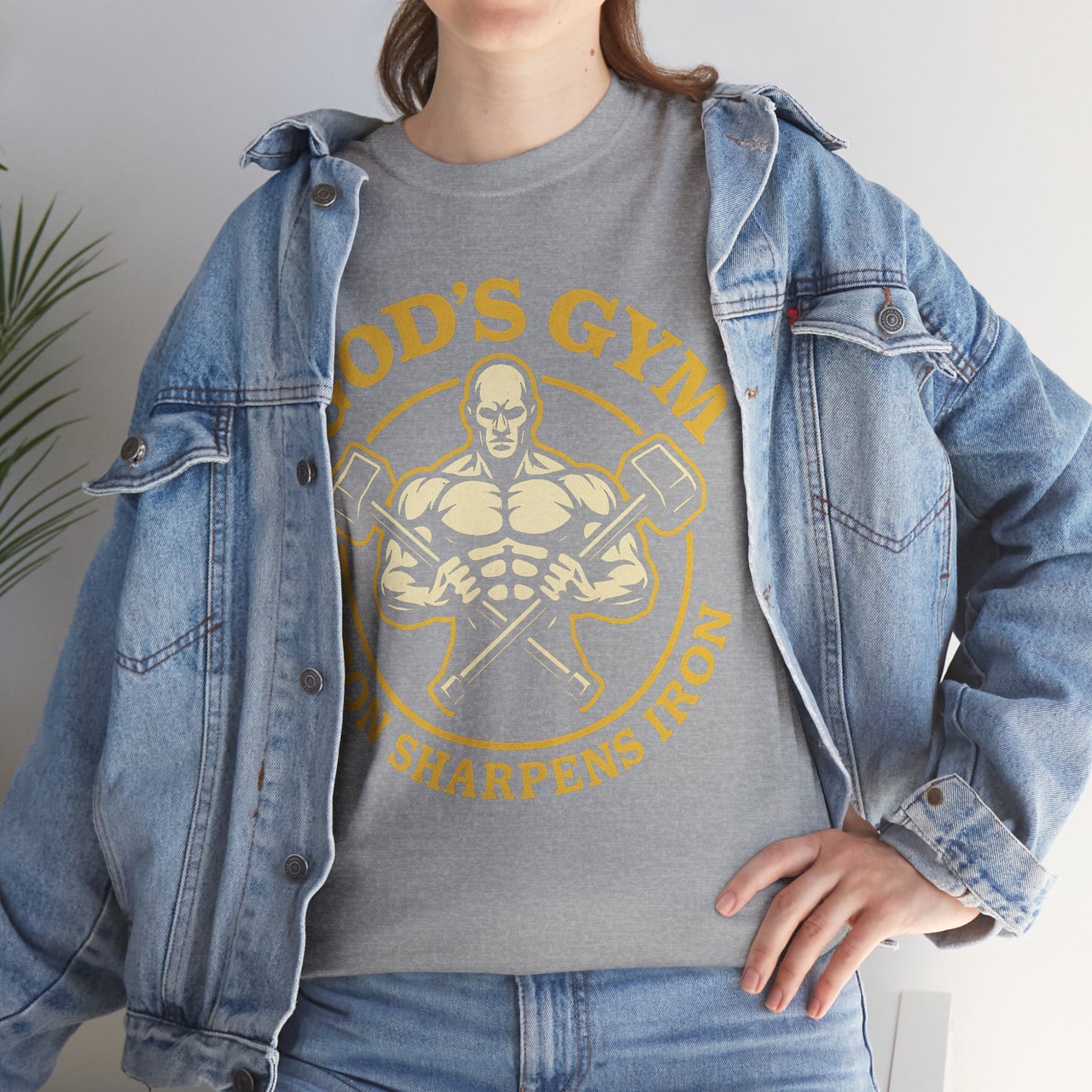 God's Gym - Iron Sharpens Iron Unisex Tee