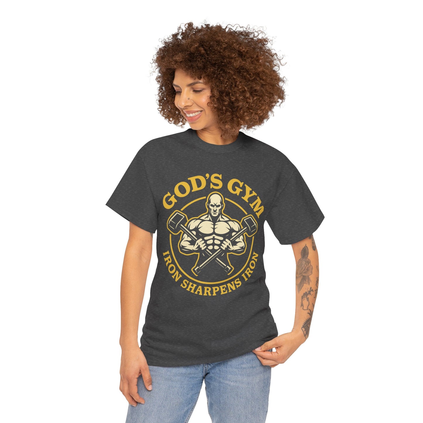 God's Gym - Iron Sharpens Iron Unisex Tee