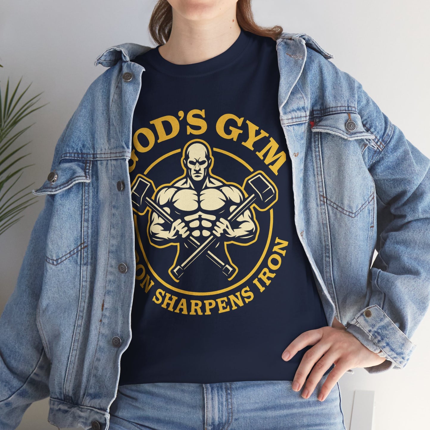 God's Gym - Iron Sharpens Iron Unisex Tee