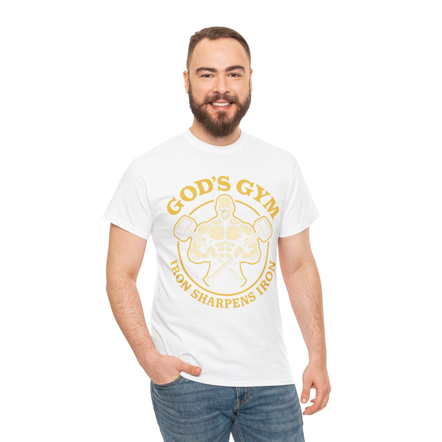 God's Gym - Iron Sharpens Iron Unisex Tee