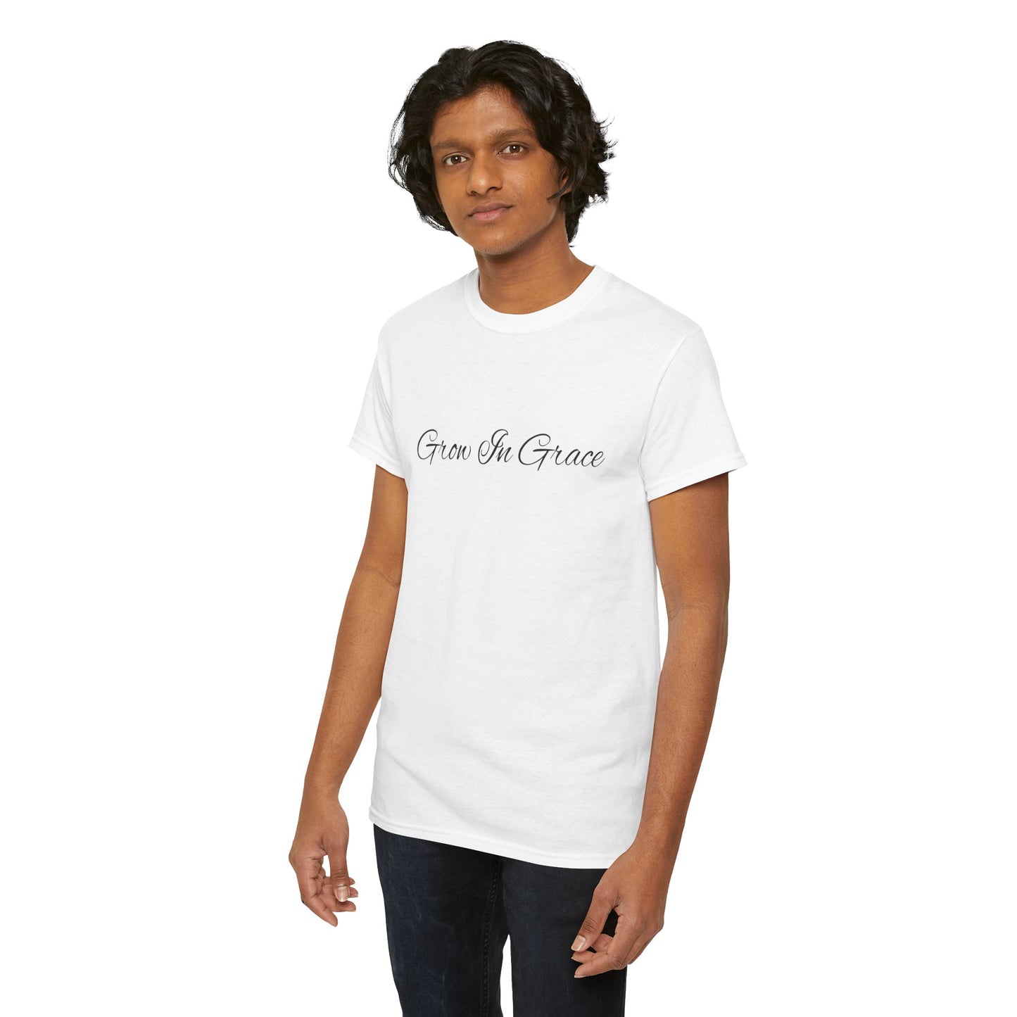 Grow in Grace Floral Scripture Tee – 2 Peter 3:18