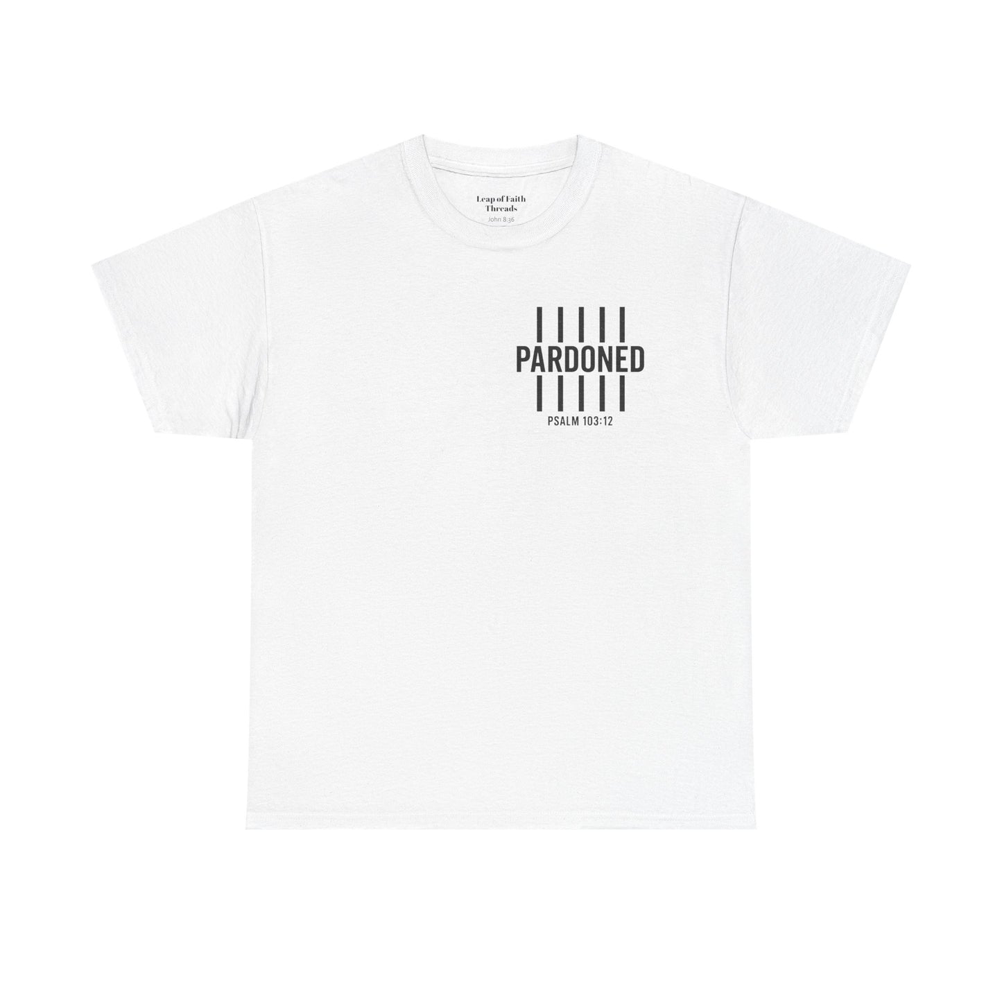 Pardoned - Psalm 103:12 Unisex Tee