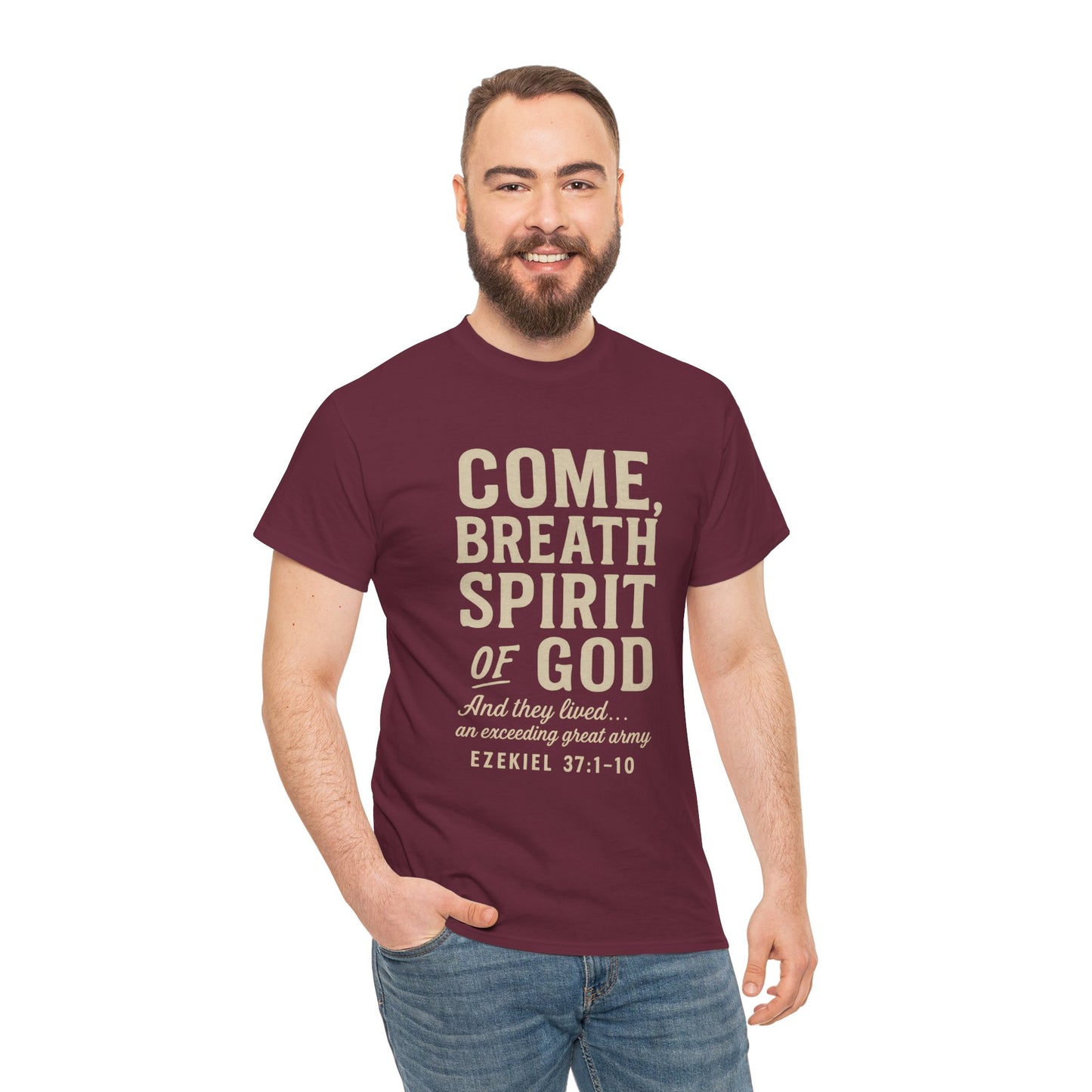 Ezekiel 37:1–10 “Come, Breath, Spirit of God” Unisex Tee