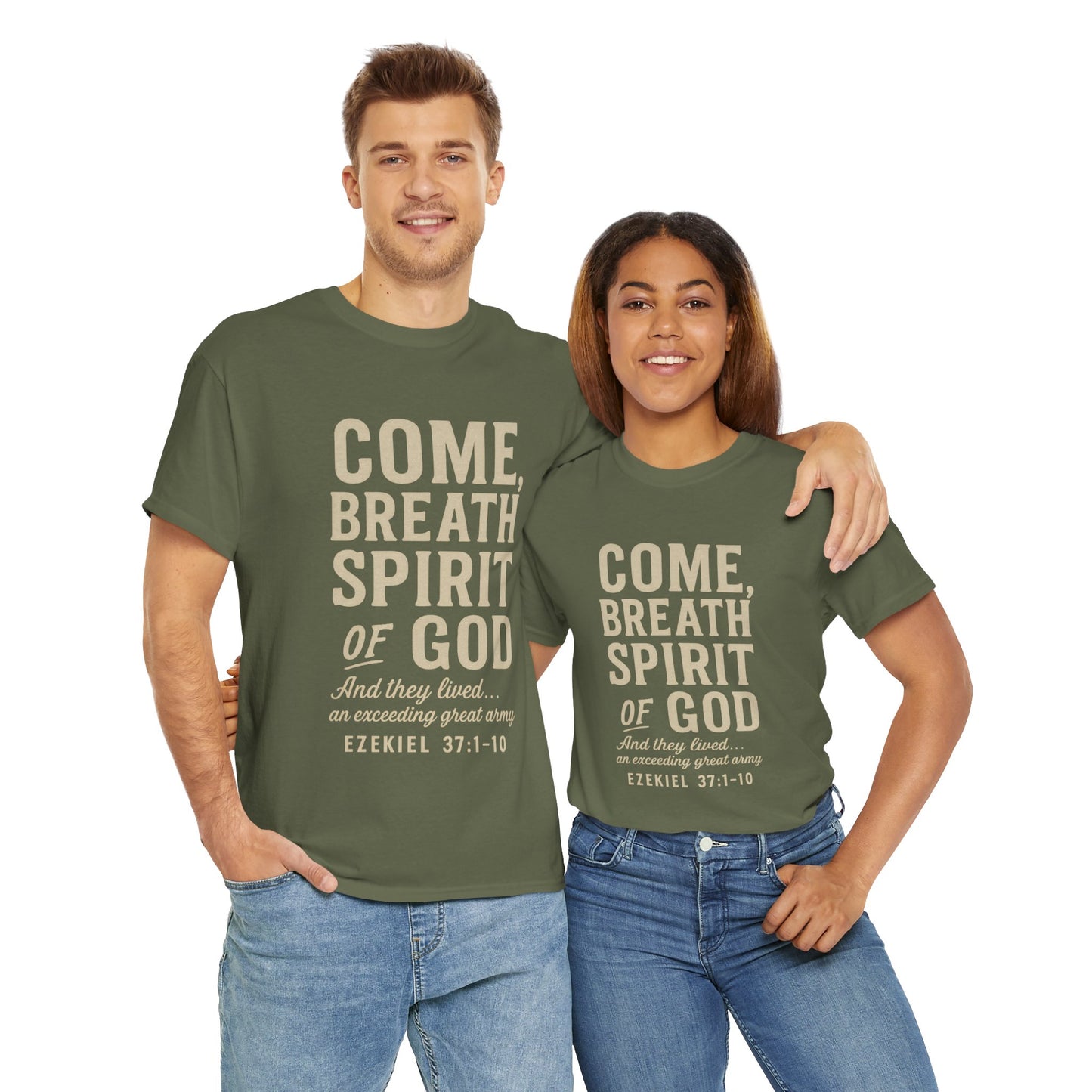 Ezekiel 37:1–10 “Come, Breath, Spirit of God” Unisex Tee
