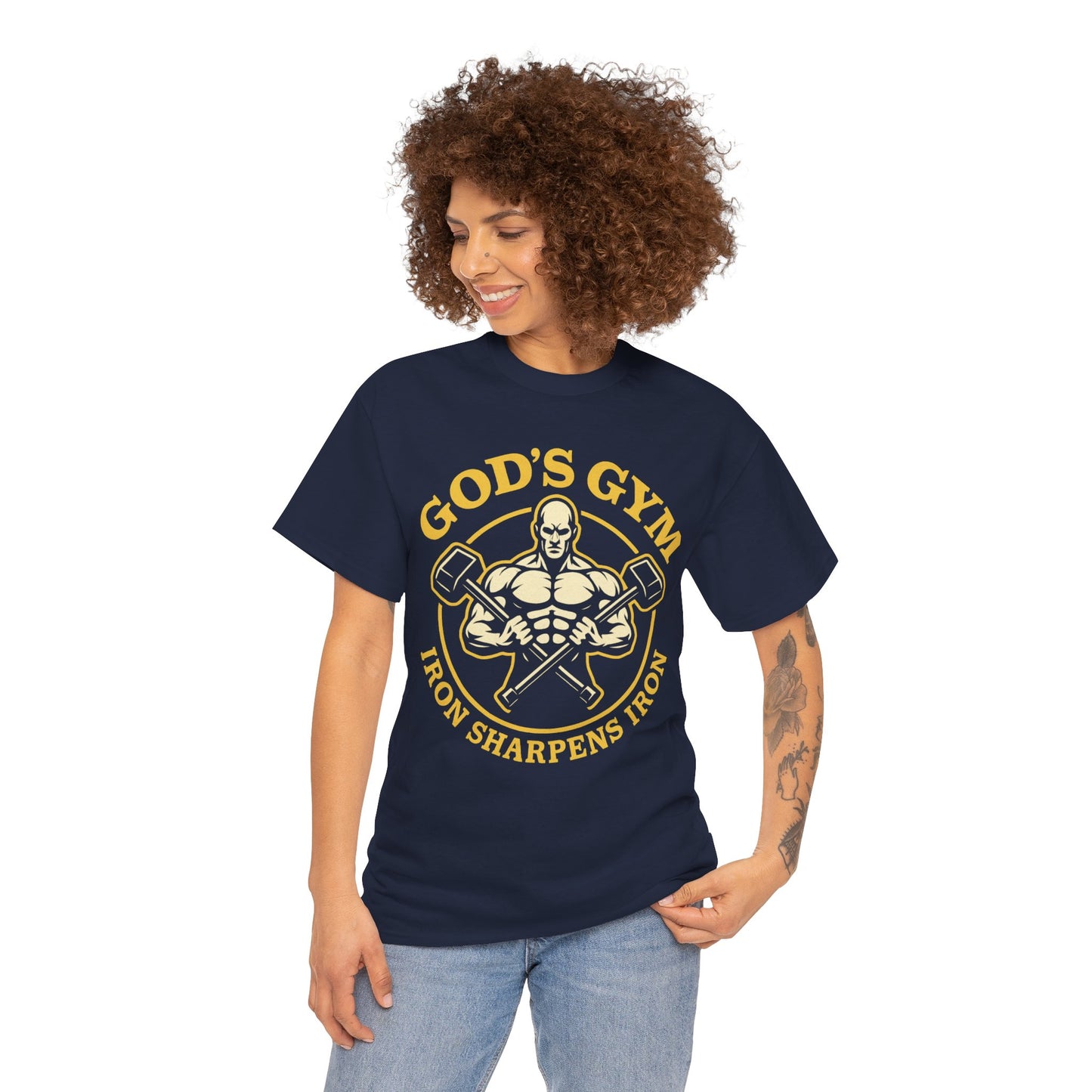 God's Gym - Iron Sharpens Iron Unisex Tee