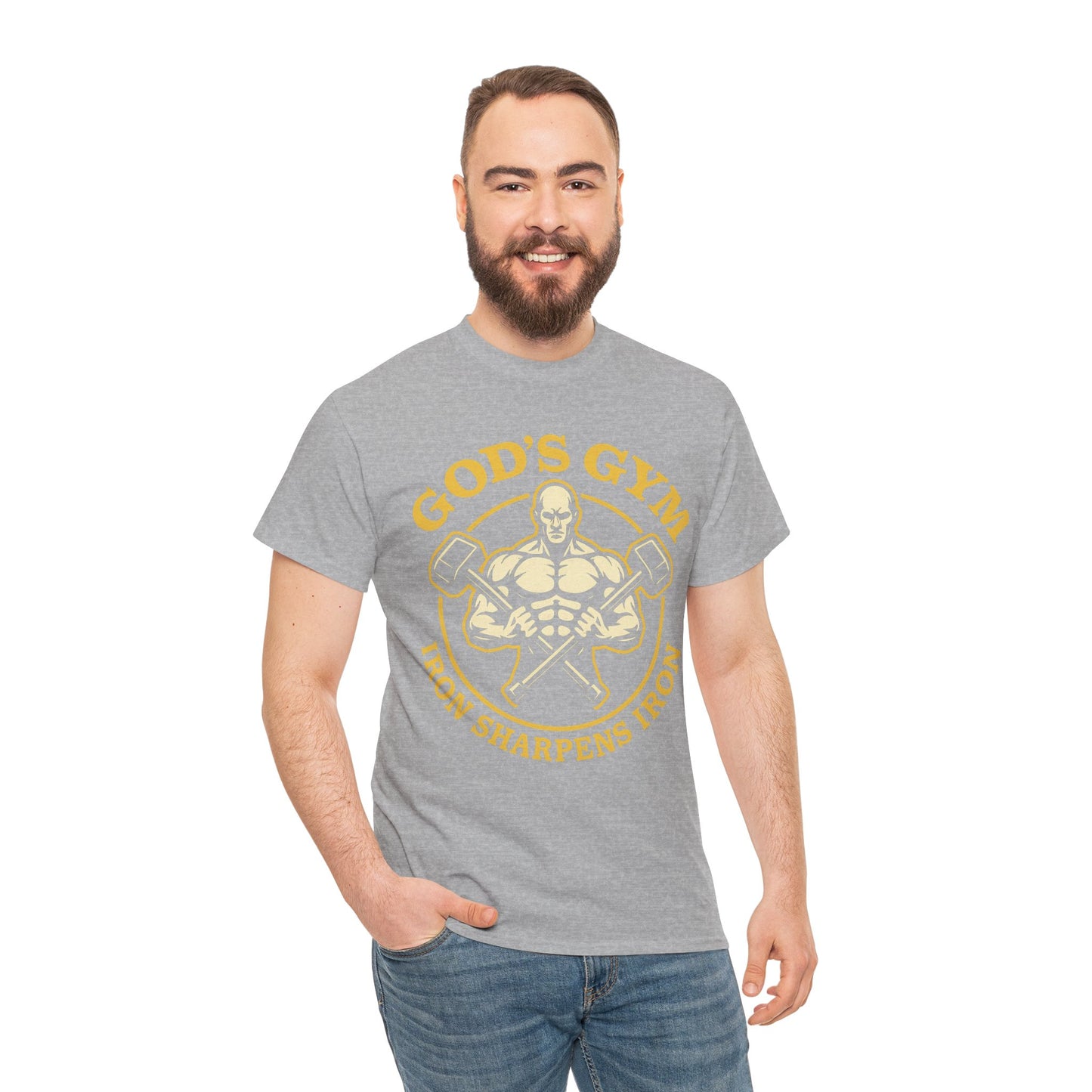 God's Gym - Iron Sharpens Iron Unisex Tee