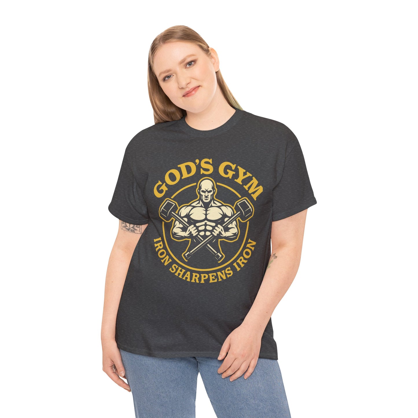 God's Gym - Iron Sharpens Iron Unisex Tee