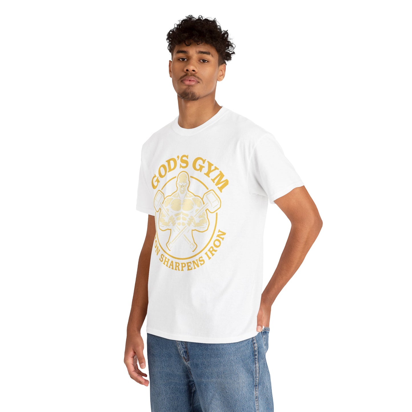 God's Gym - Iron Sharpens Iron Unisex Tee