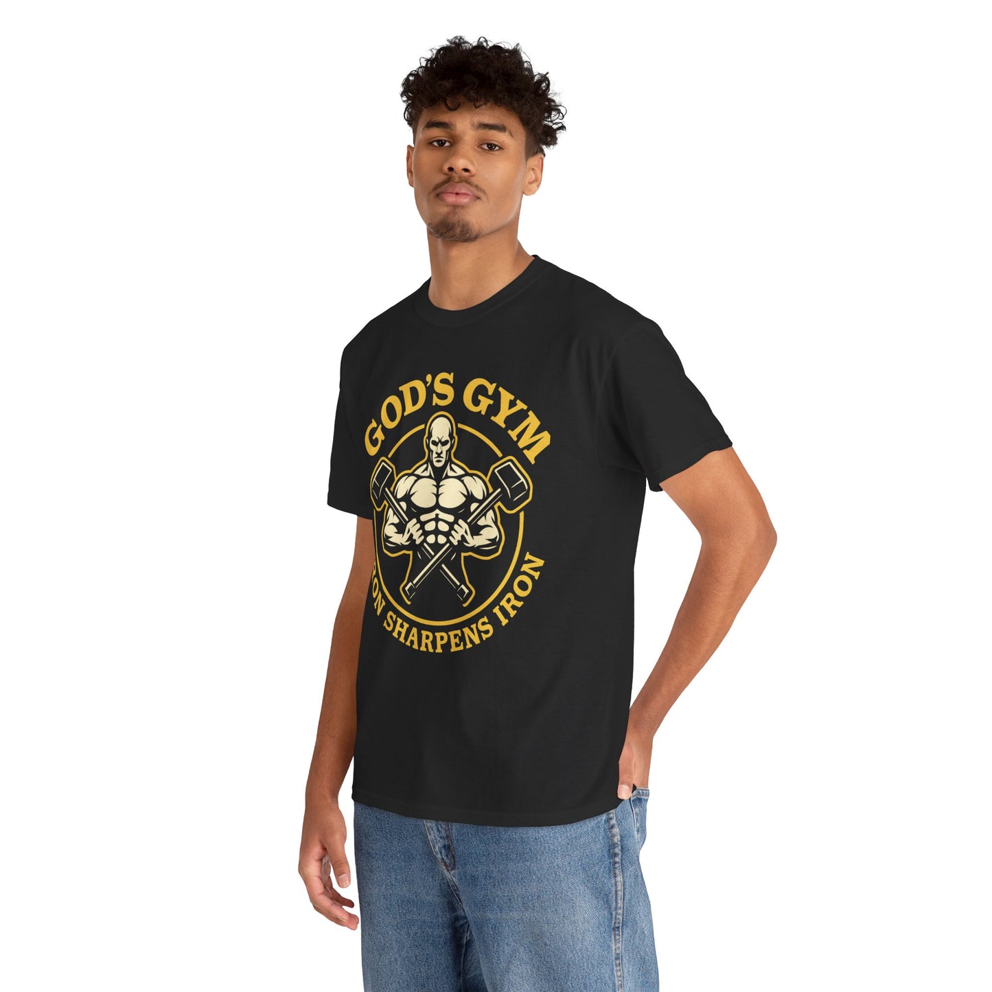 God's Gym - Iron Sharpens Iron Unisex Tee