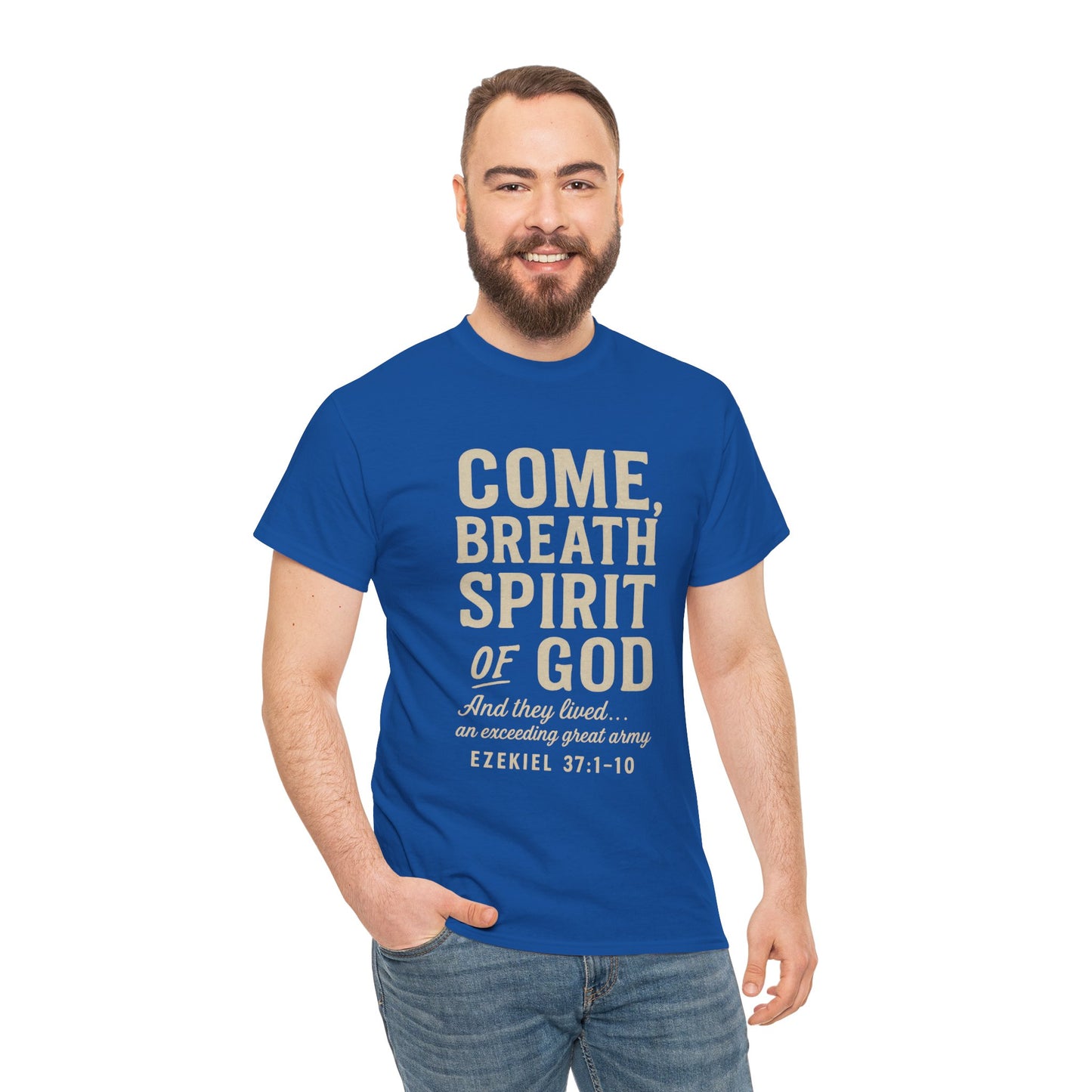 Ezekiel 37:1–10 “Come, Breath, Spirit of God” Unisex Tee