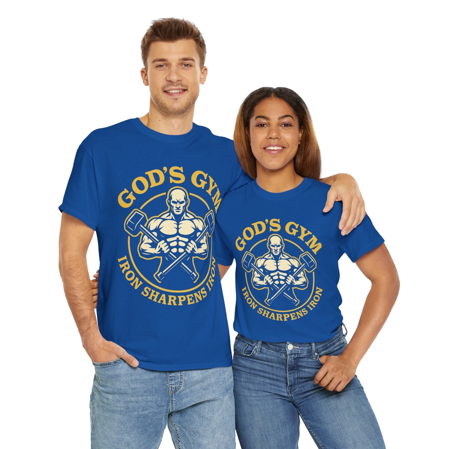 God's Gym - Iron Sharpens Iron Unisex Tee