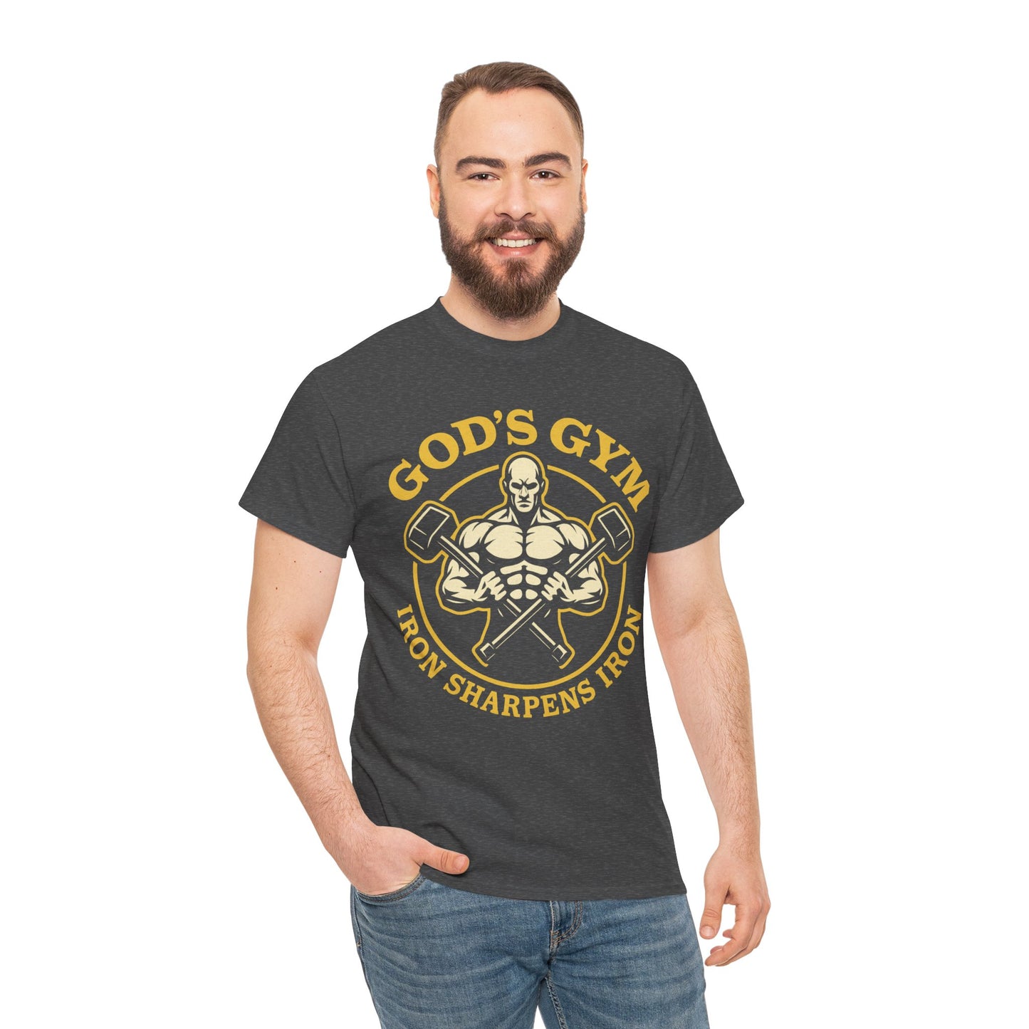God's Gym - Iron Sharpens Iron Unisex Tee