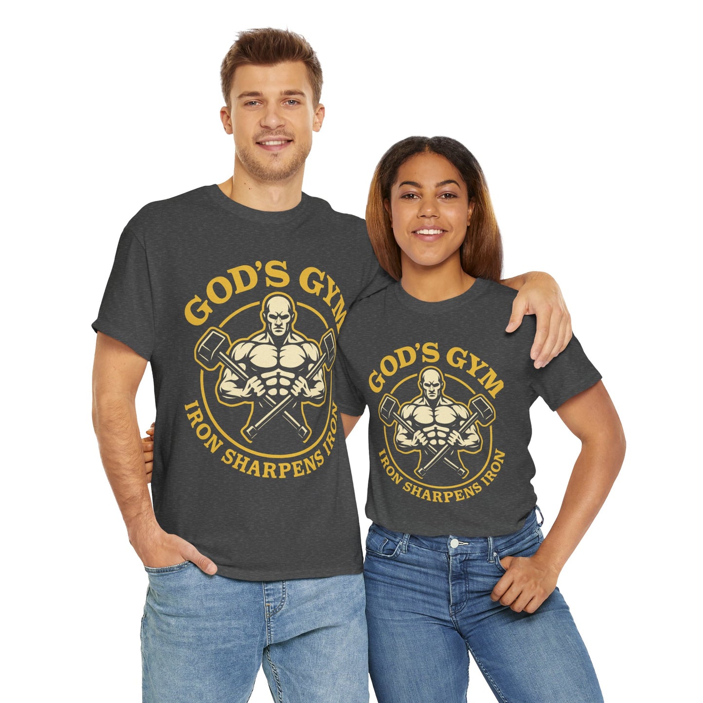 God's Gym - Iron Sharpens Iron Unisex Tee