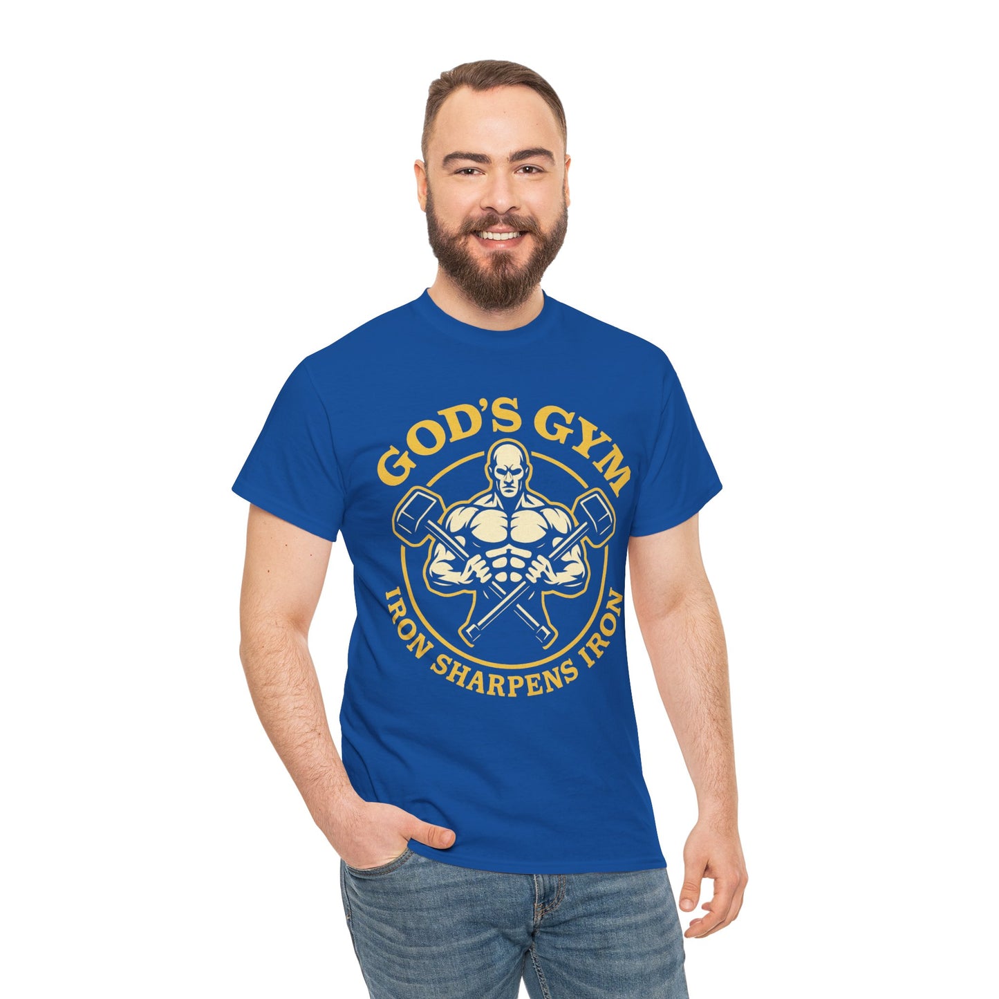 God's Gym - Iron Sharpens Iron Unisex Tee