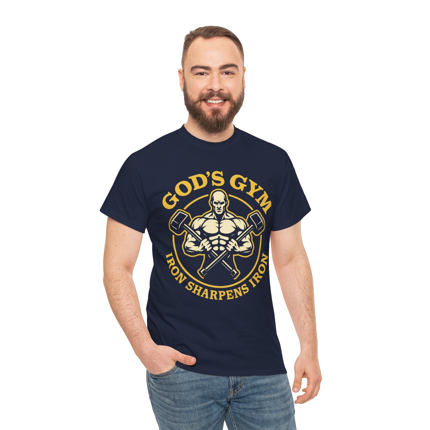 God's Gym - Iron Sharpens Iron Unisex Tee