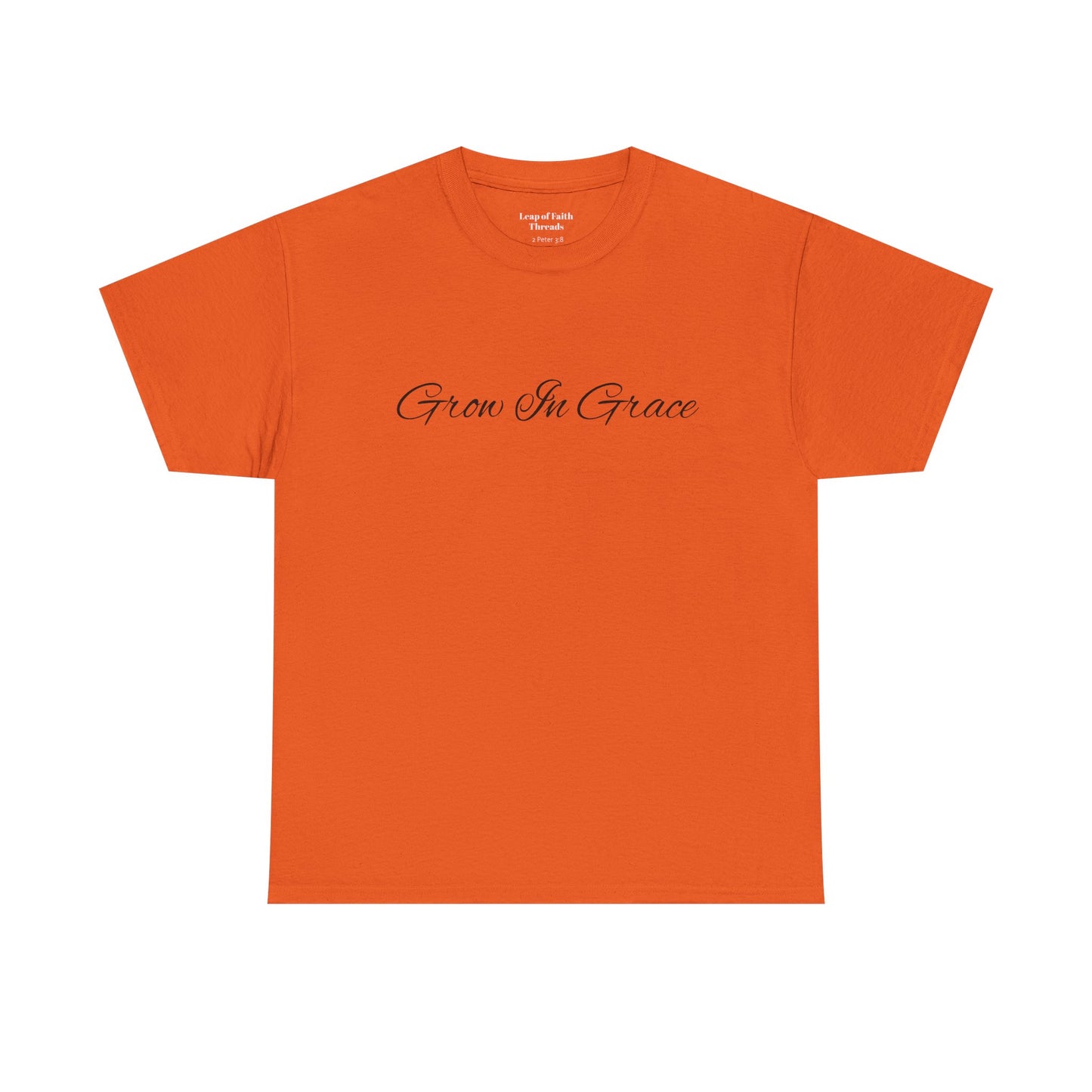 Grow in Grace Floral Scripture Tee – 2 Peter 3:18