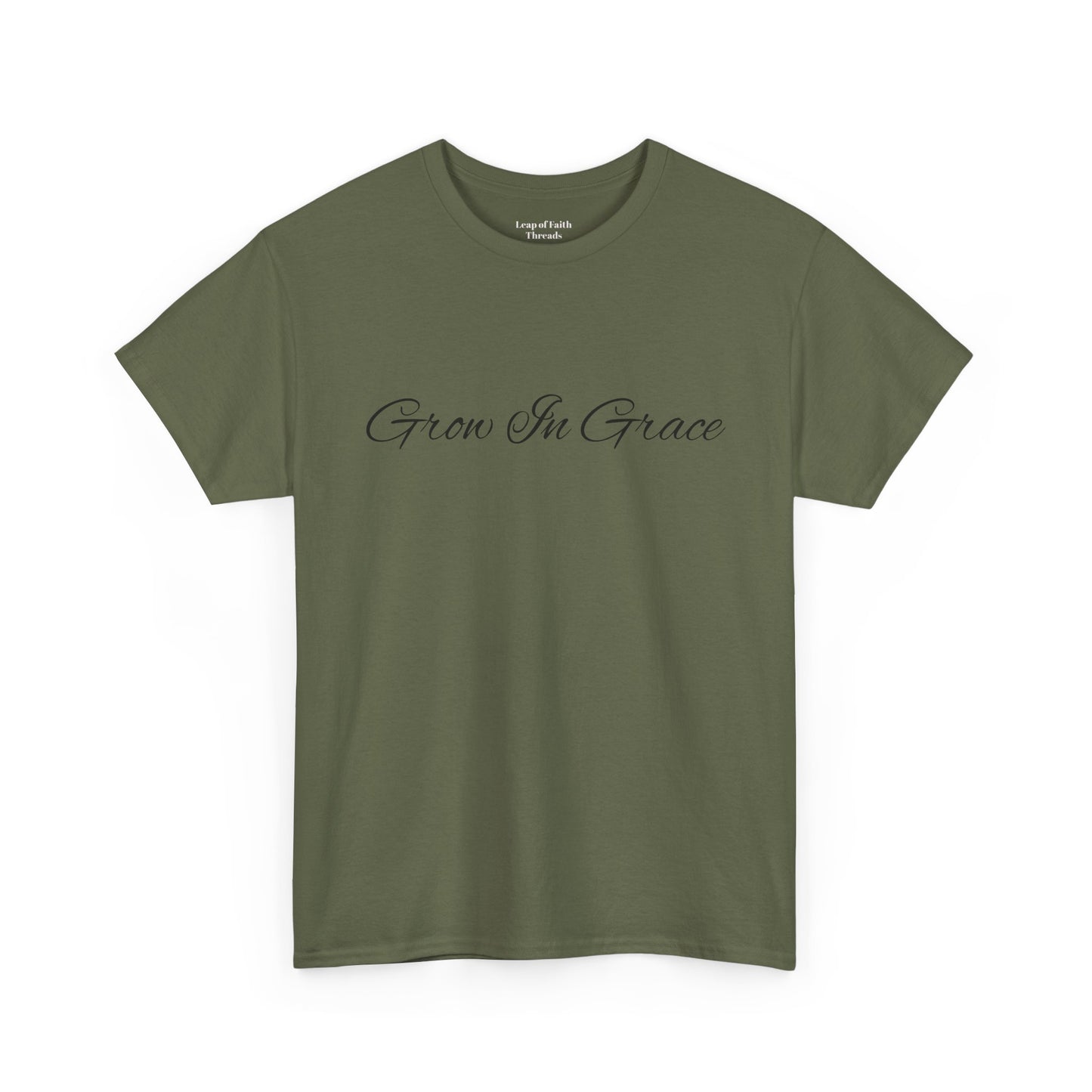 Grow in Grace Floral Scripture Tee – 2 Peter 3:18