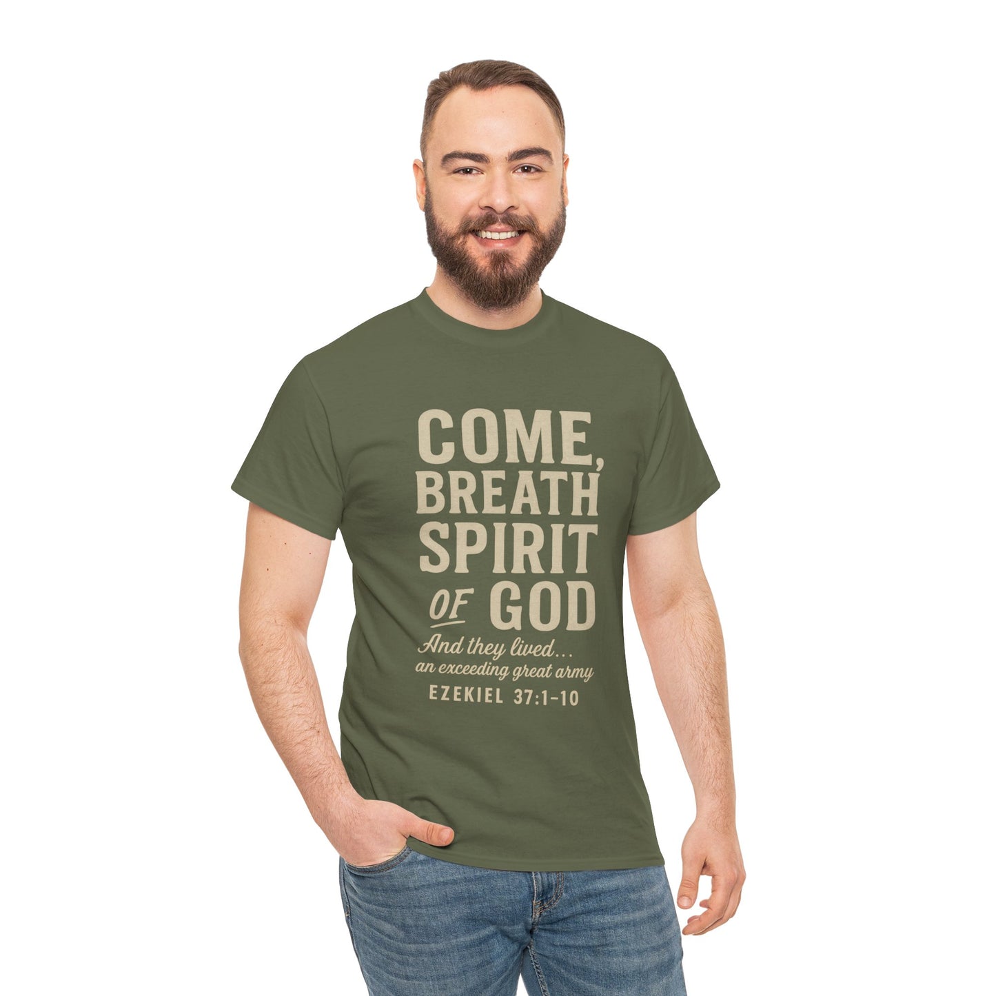Ezekiel 37:1–10 “Come, Breath, Spirit of God” Unisex Tee