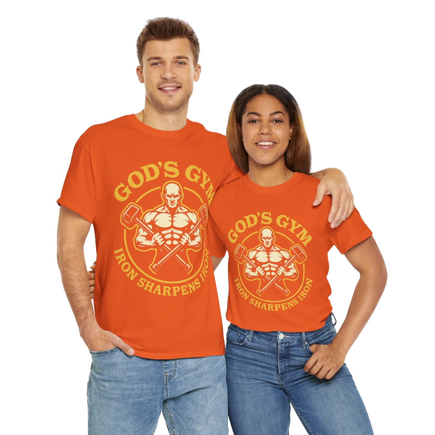 God's Gym - Iron Sharpens Iron Unisex Tee