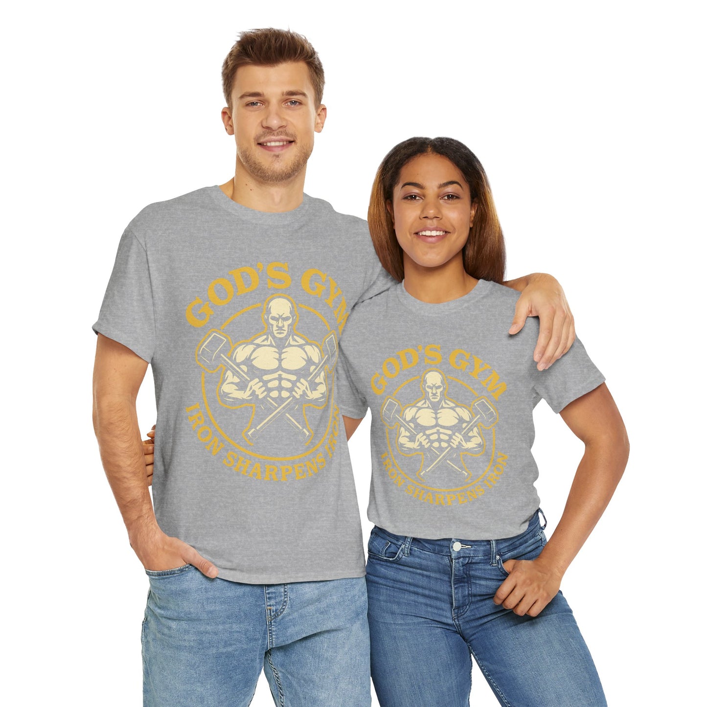 God's Gym - Iron Sharpens Iron Unisex Tee