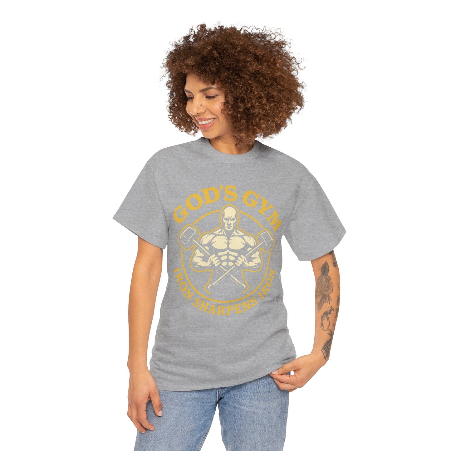 God's Gym - Iron Sharpens Iron Unisex Tee