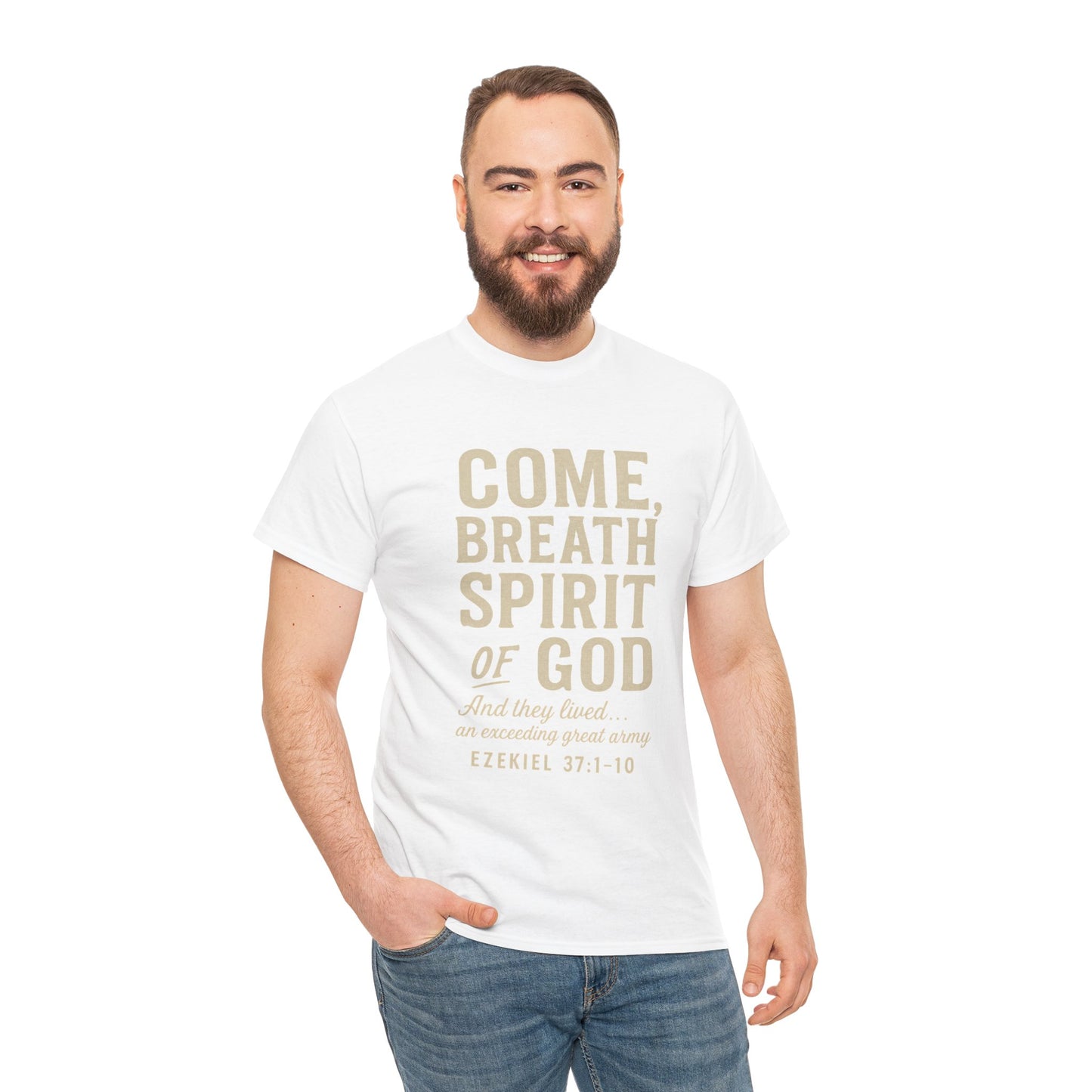 Ezekiel 37:1–10 “Come, Breath, Spirit of God” Unisex Tee