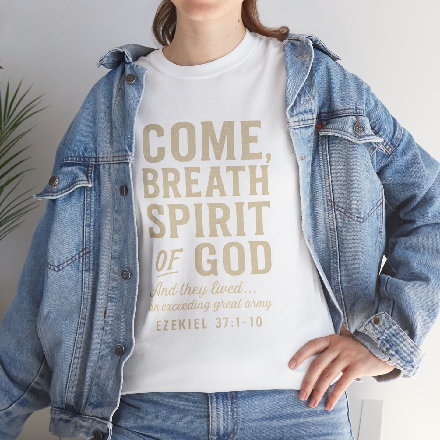 Ezekiel 37:1–10 “Come, Breath, Spirit of God” Unisex Tee