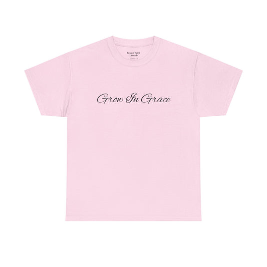 Grow in Grace Floral Scripture Tee – 2 Peter 3:18