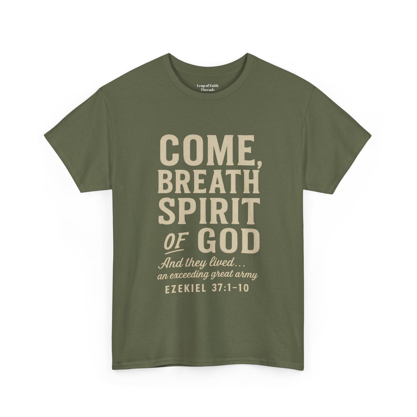 Ezekiel 37:1–10 “Come, Breath, Spirit of God” Unisex Tee