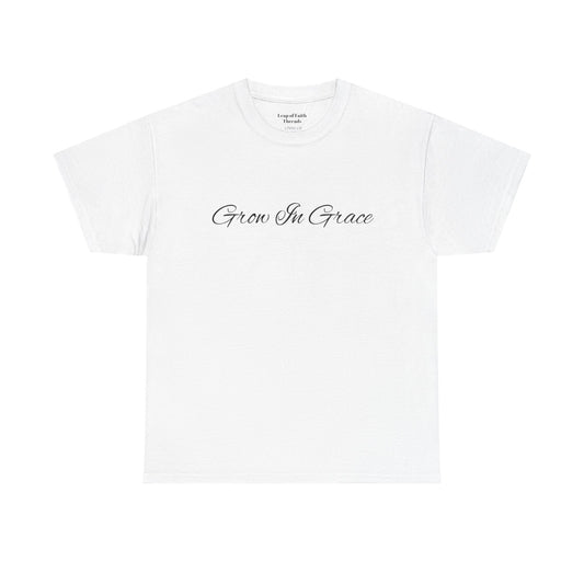 Grow in Grace Floral Scripture Tee – 2 Peter 3:18