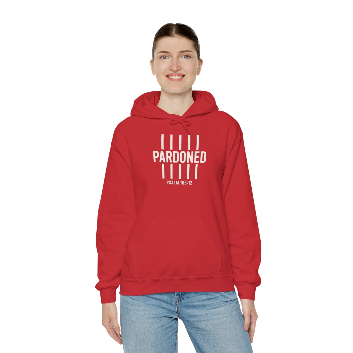 Pardoned Unisex Hoodie Psalm 100:12