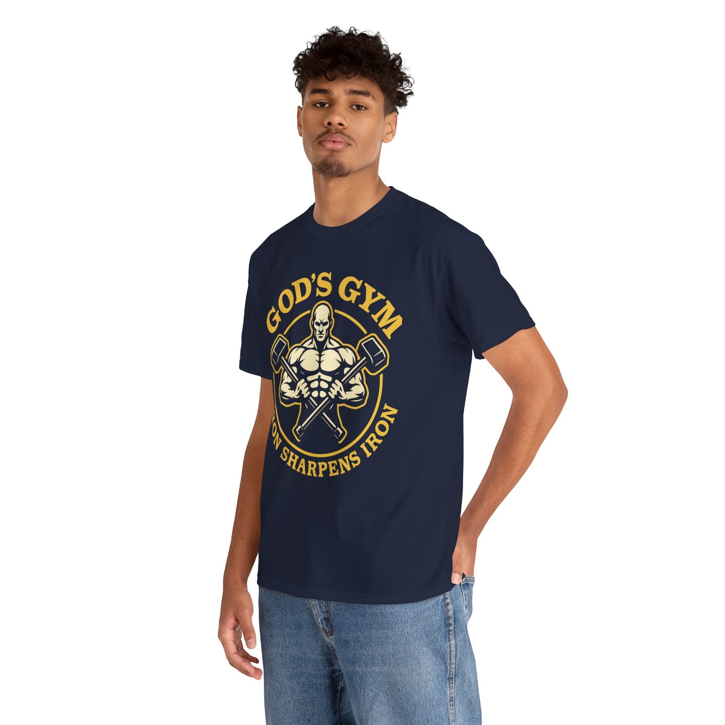 God's Gym - Iron Sharpens Iron Unisex Tee