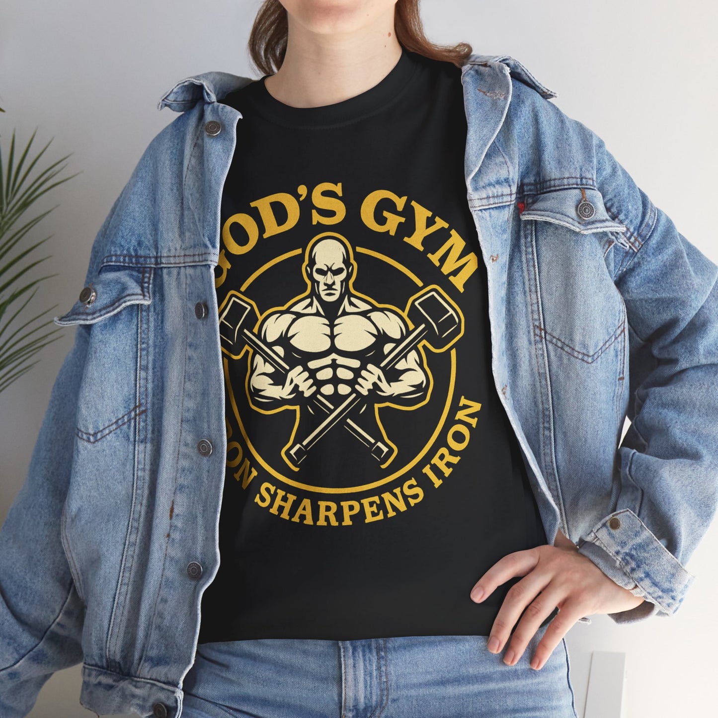 God's Gym - Iron Sharpens Iron Unisex Tee