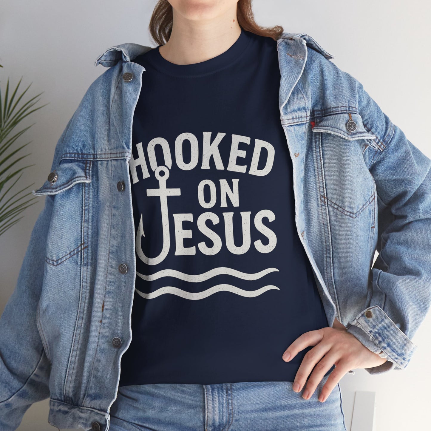 Hooked on Jesus Unisex Tee