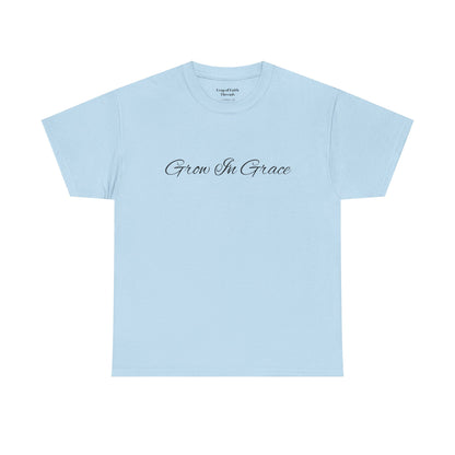 Grow in Grace Floral Scripture Tee – 2 Peter 3:18