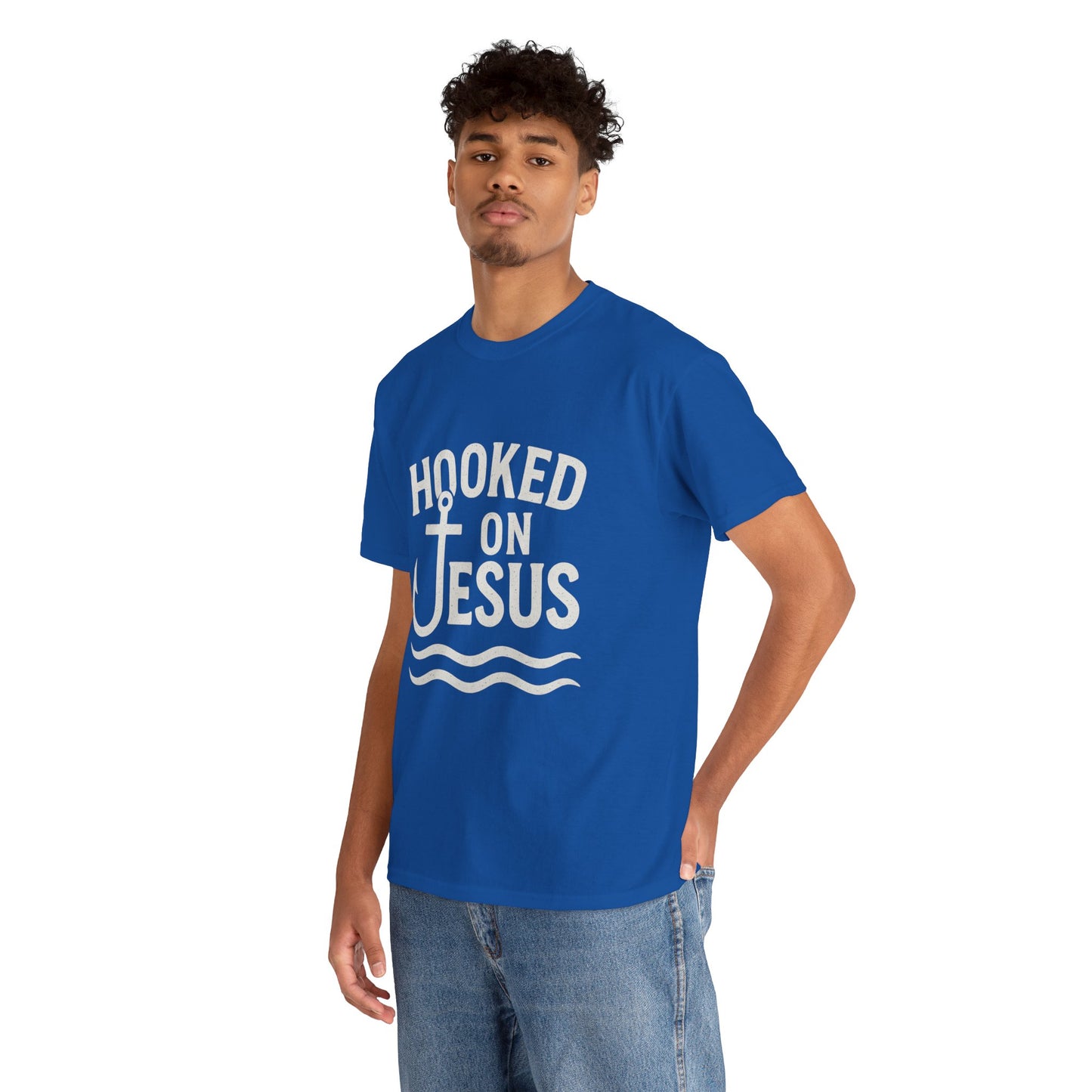 Hooked on Jesus Unisex Tee