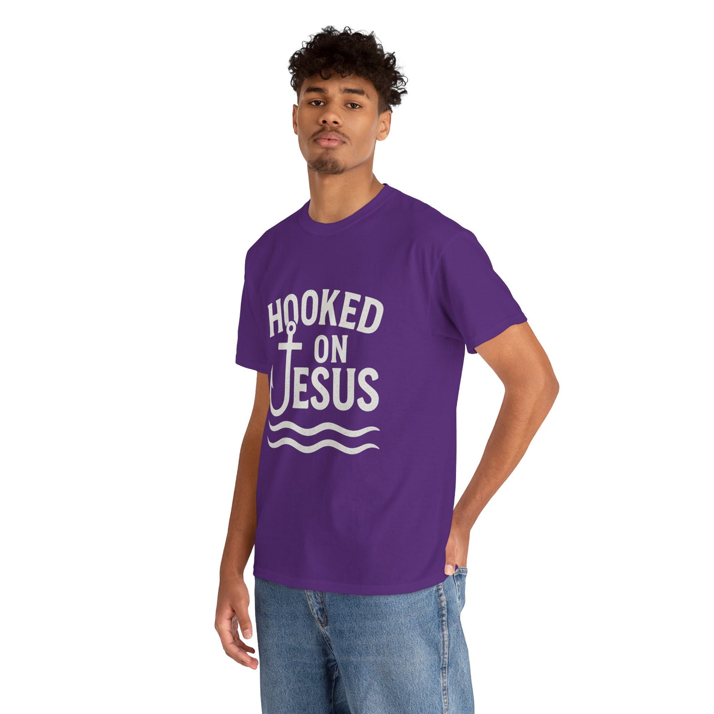 Hooked on Jesus Unisex Tee