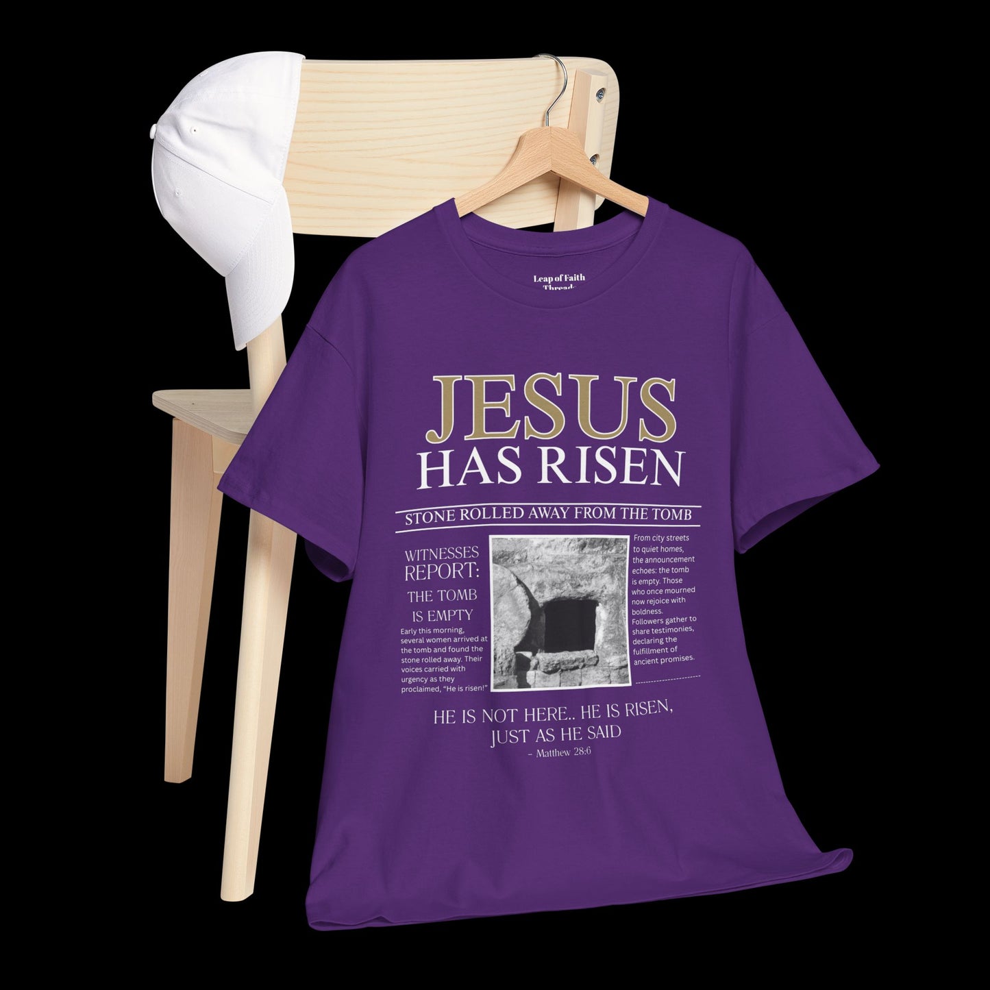 He Has Risen - Newspaper Unisex Tee