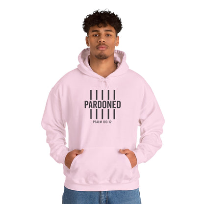 Pardoned Unisex Hoodie Psalm 100:12