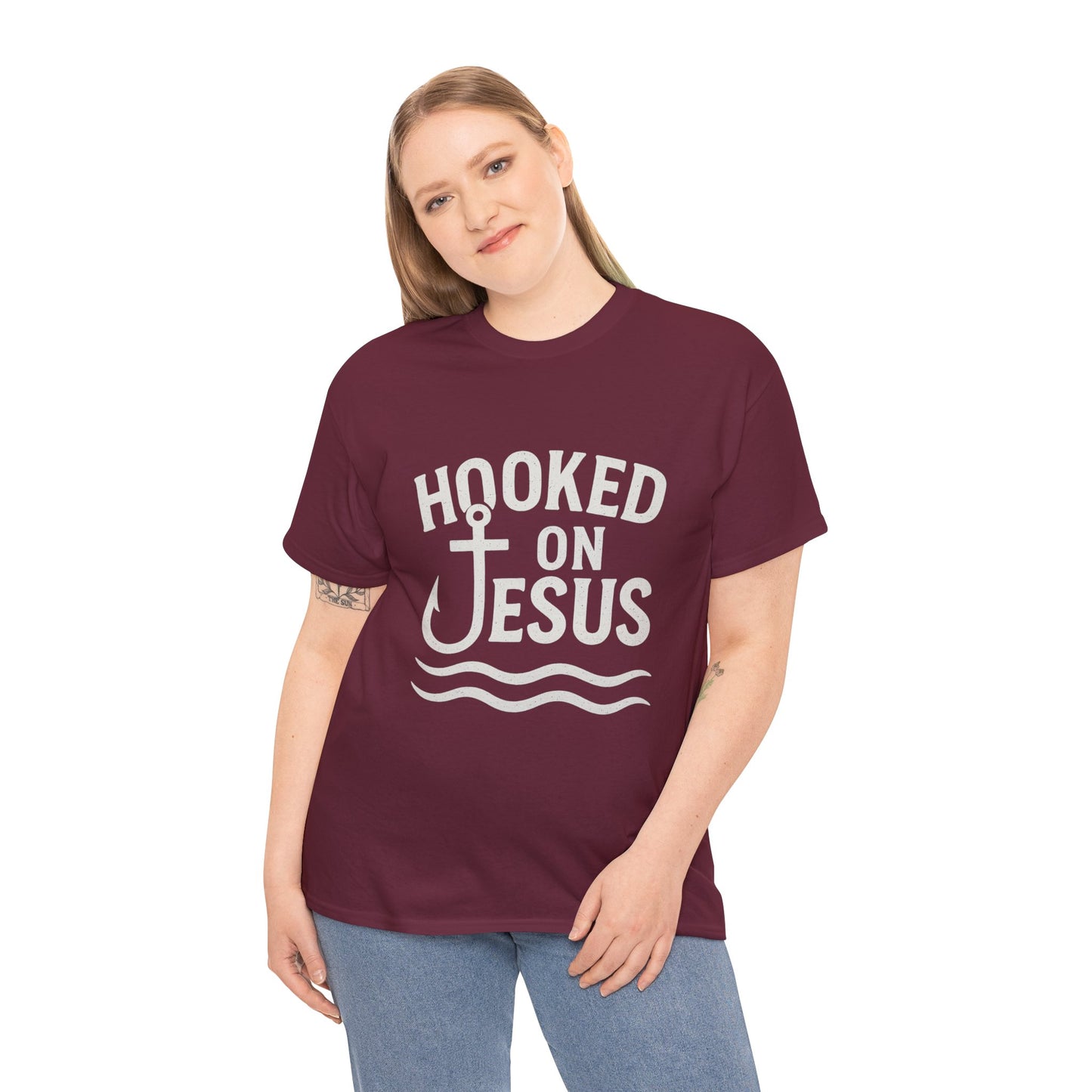 Hooked on Jesus Unisex Tee
