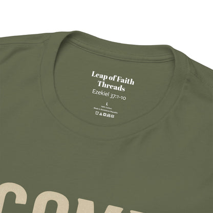 Ezekiel 37:1–10 “Come, Breath, Spirit of God” Unisex Tee