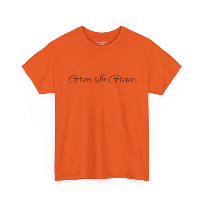 Grow in Grace Floral Scripture Tee – 2 Peter 3:18