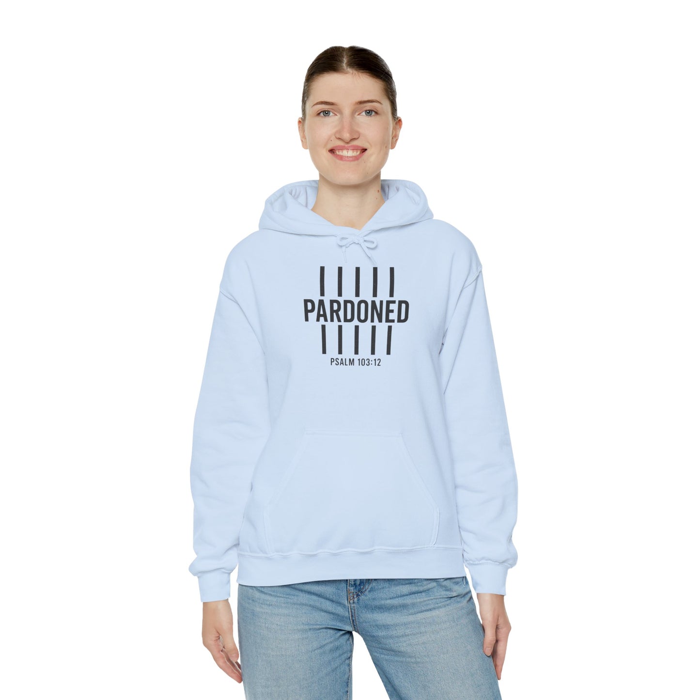 Pardoned Unisex Hoodie Psalm 100:12