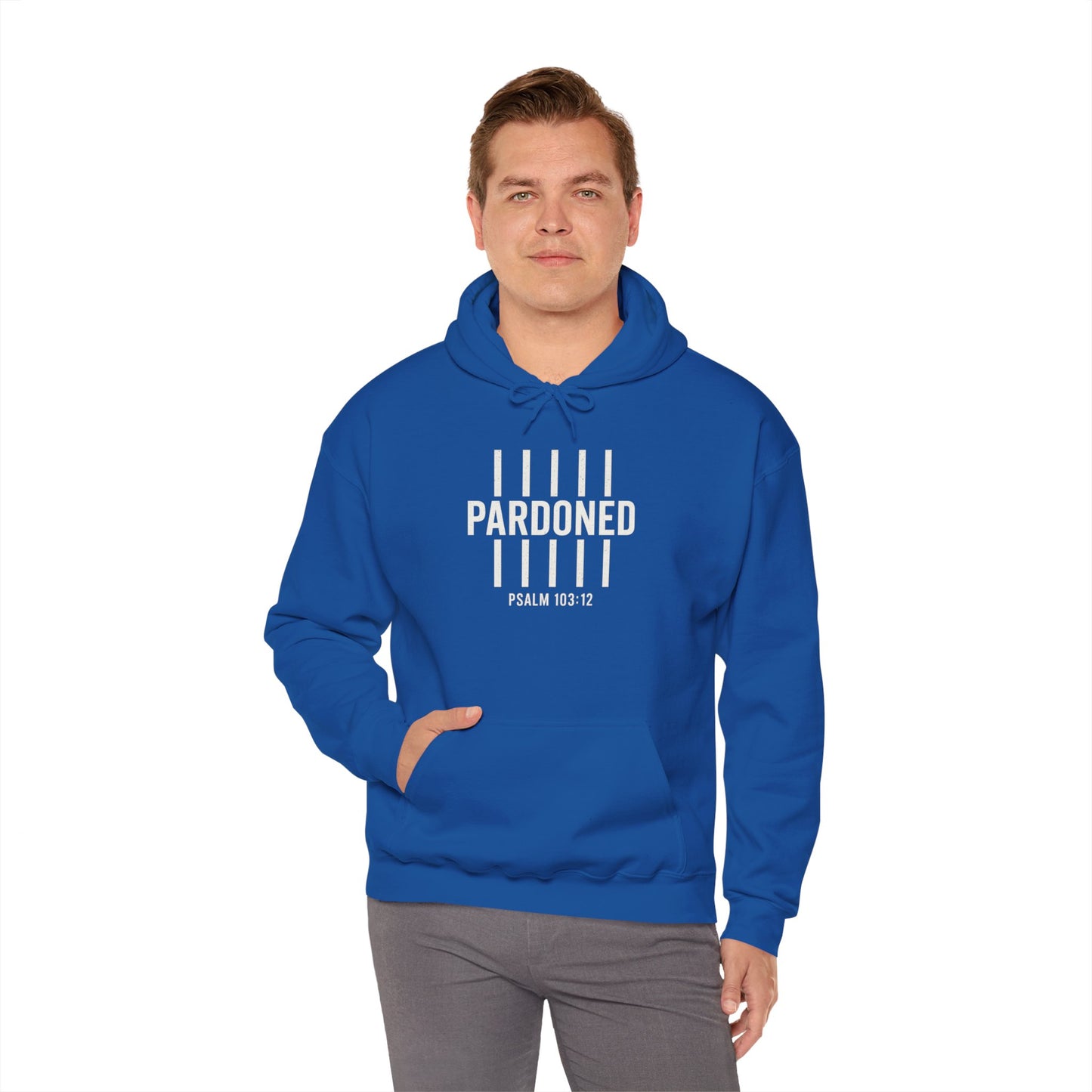 Pardoned Unisex Hoodie Psalm 100:12