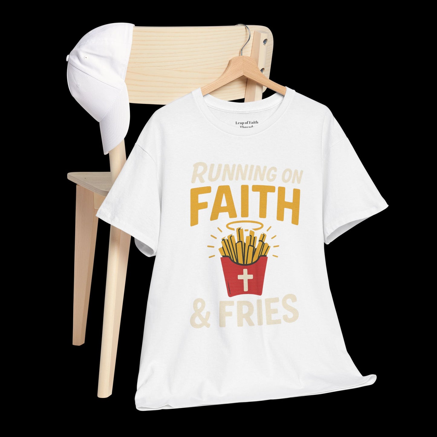 Running on Faith and fries T Shirt