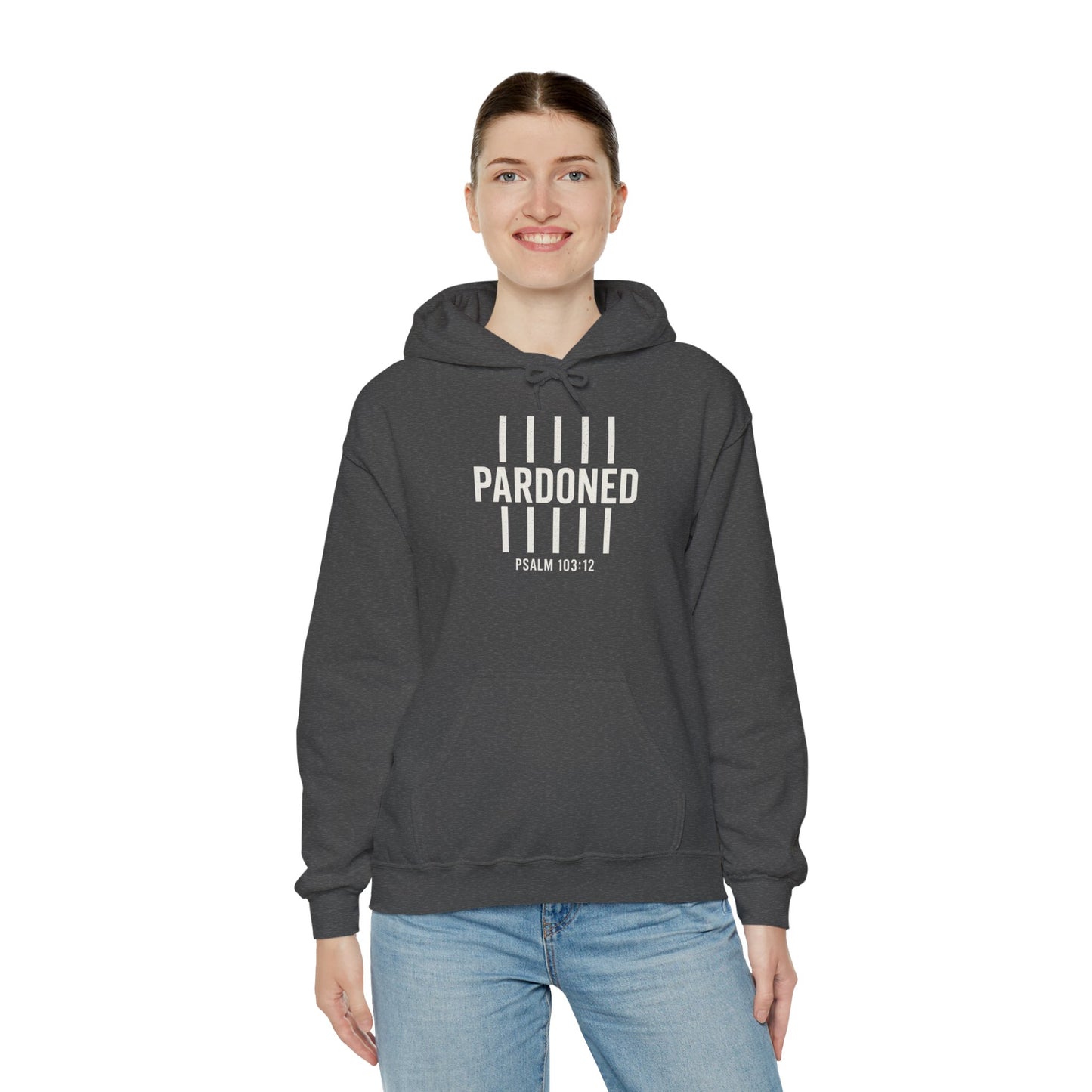 Pardoned Unisex Hoodie Psalm 100:12
